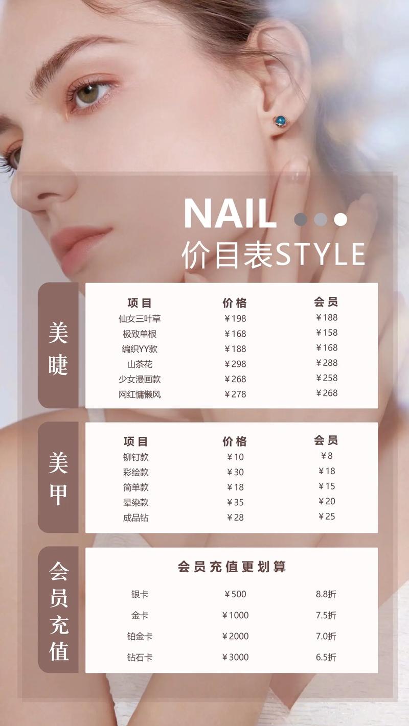 美甲款式图